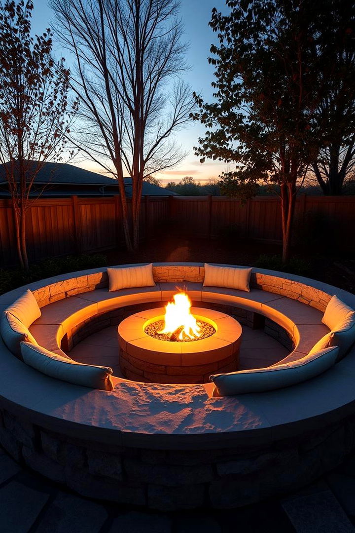 Integrated Fire Pit and Seating Solutions - 22 Fire Pit Seating Ideas