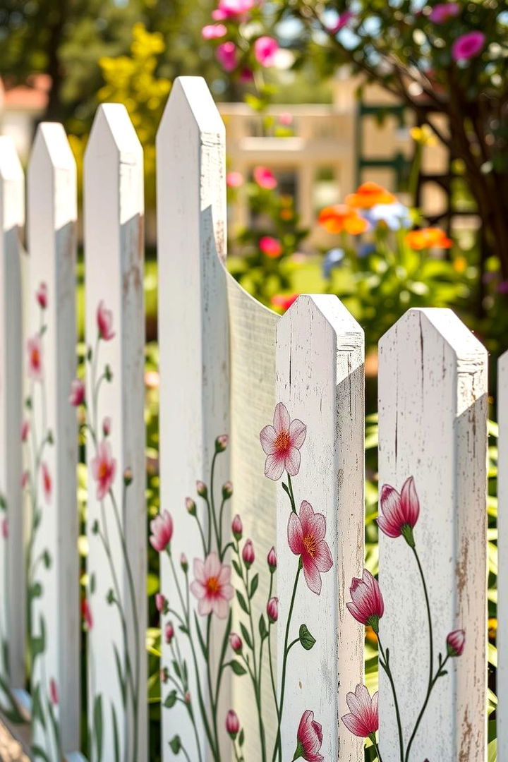 Integrated Floral Designs - 22 Fence Painting Ideas