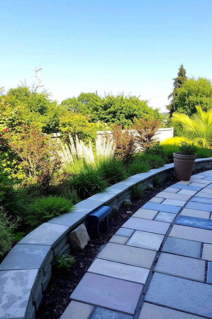 Integrated Garden Features - 22 Flagstone Patio Ideas