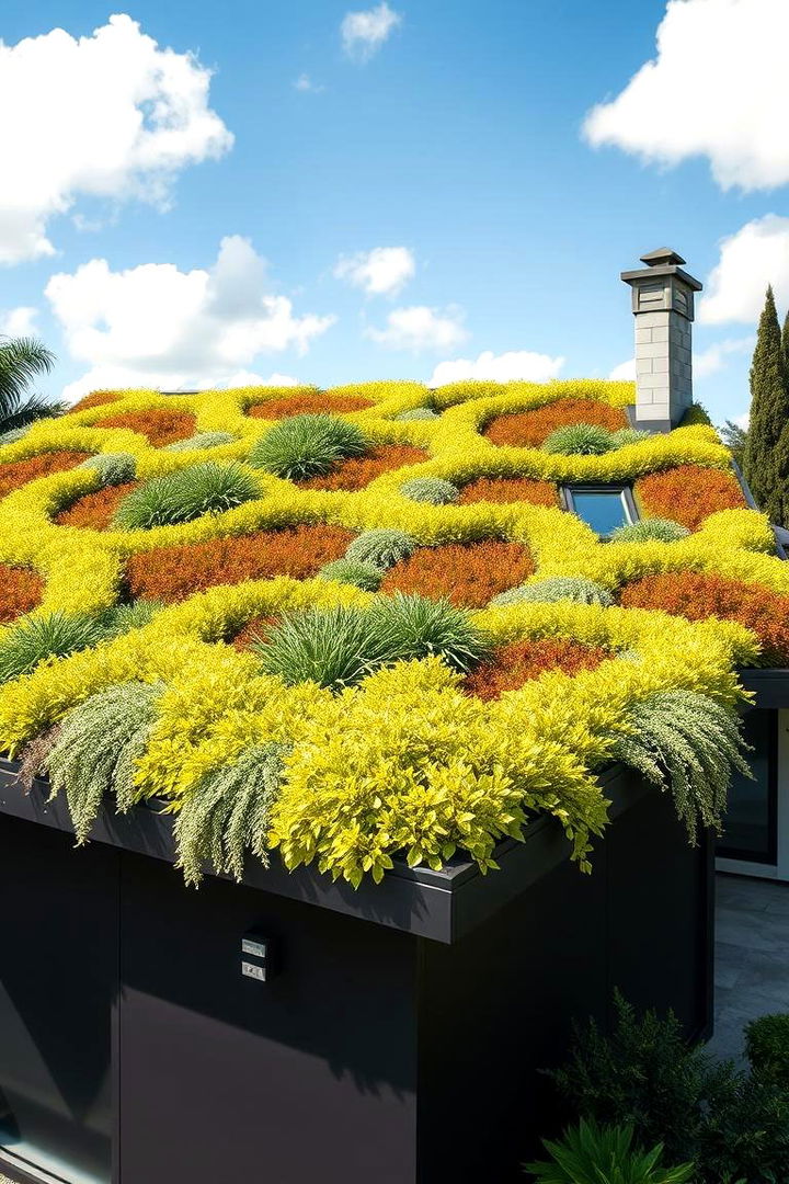 Integrated Green Roof Concept - 22 Exterior Home with a Black Roof Ideas