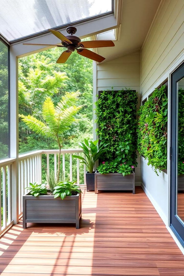Integrated Green Spaces - 22 Screened-in Deck Ideas