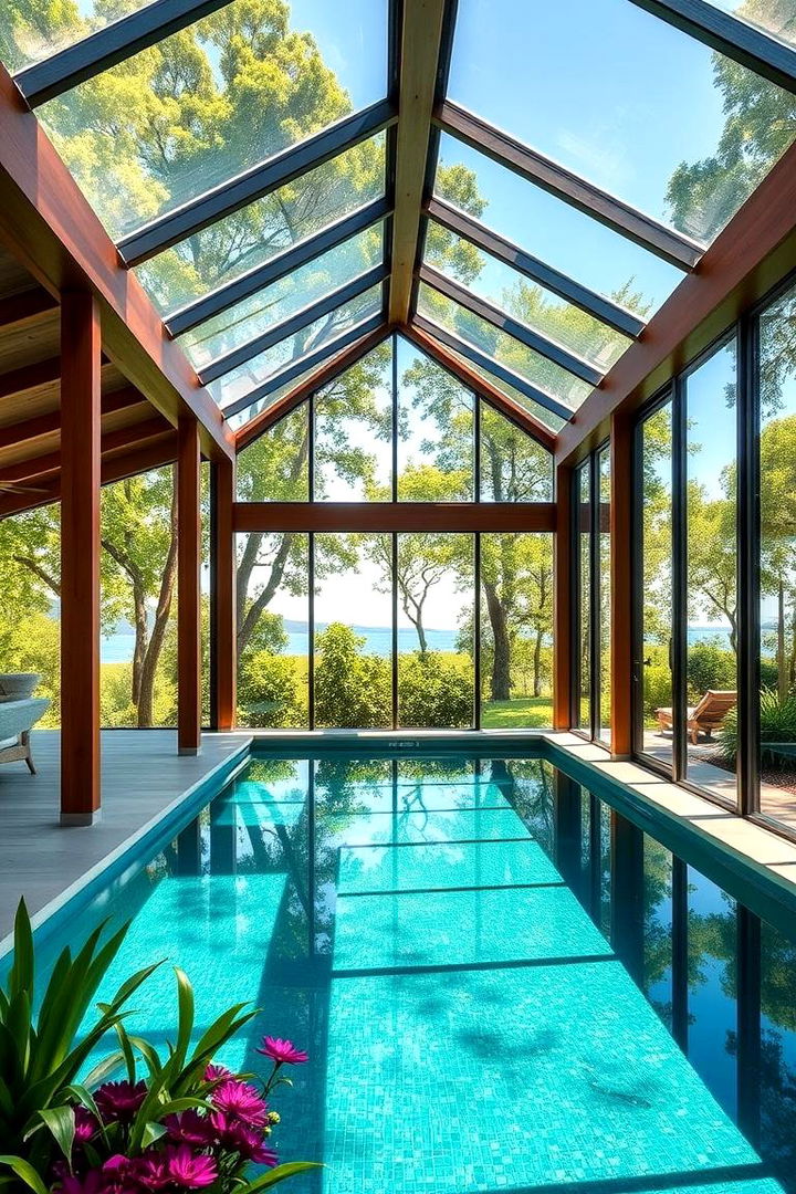 Integrated Greenery and Natural Views - 22 Rustic Pool House Ideas