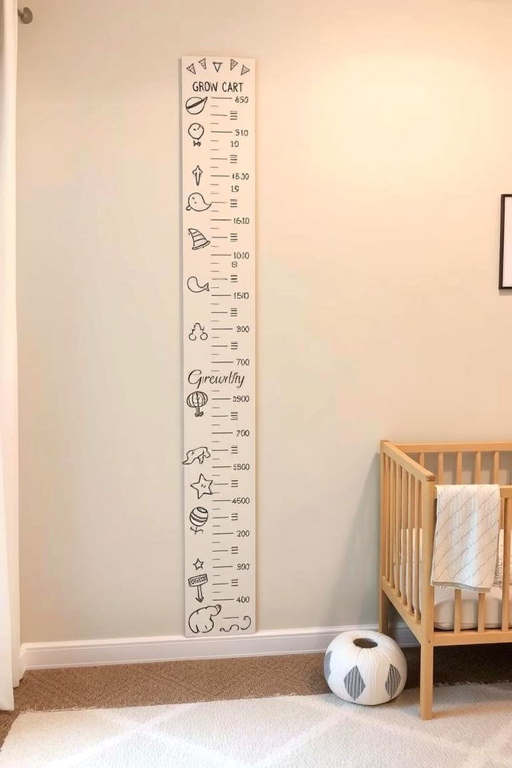 Integrated Growth Charts - 22 Nursery Wall Decor Ideas