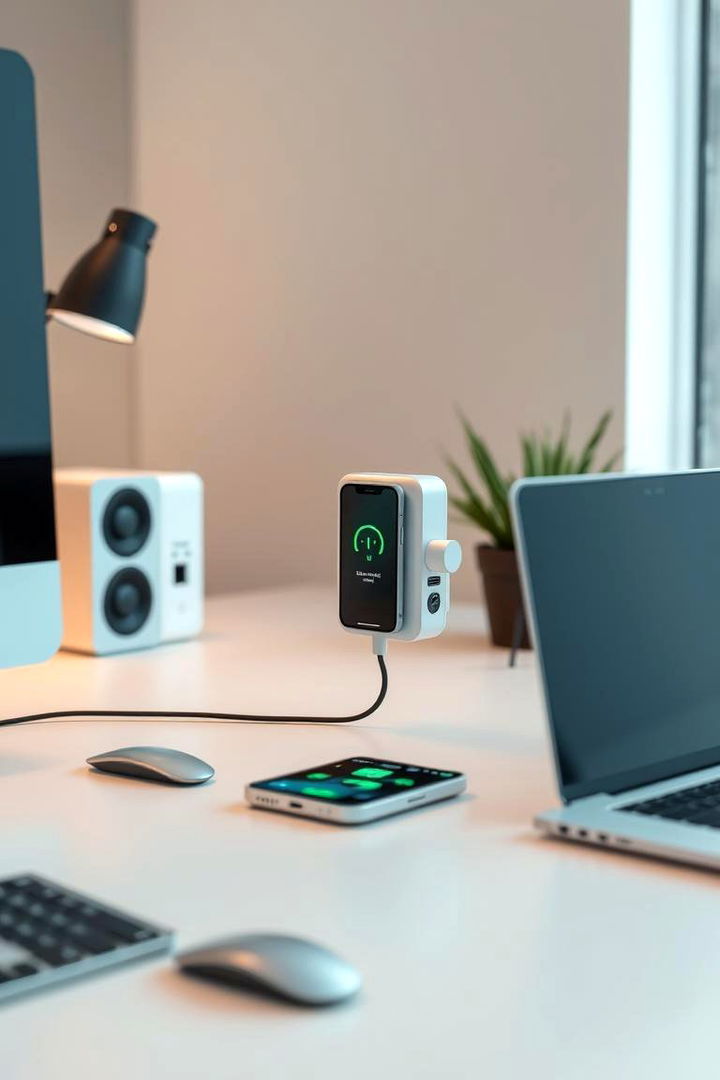 Integrated Home and Office Charger - 22 charging station ideas