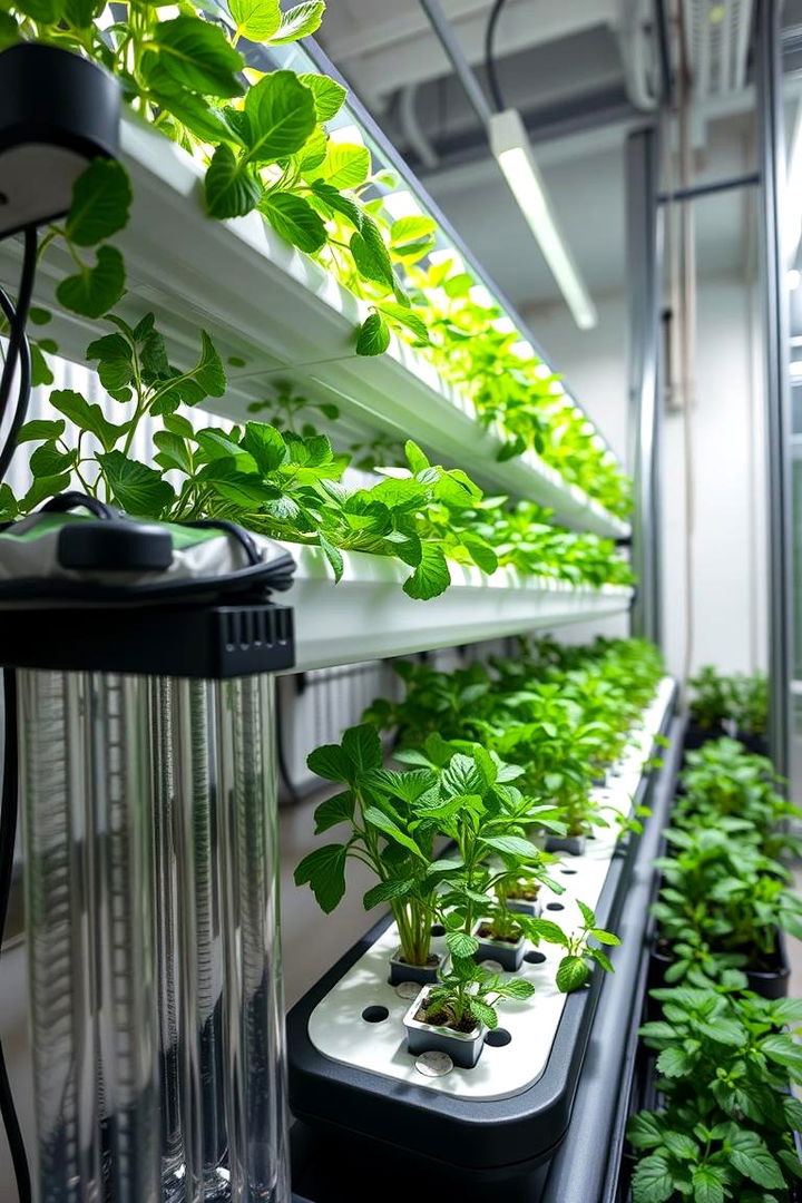 Integrated Hydroponic System - 22 Indoor Greenhouse Ideas