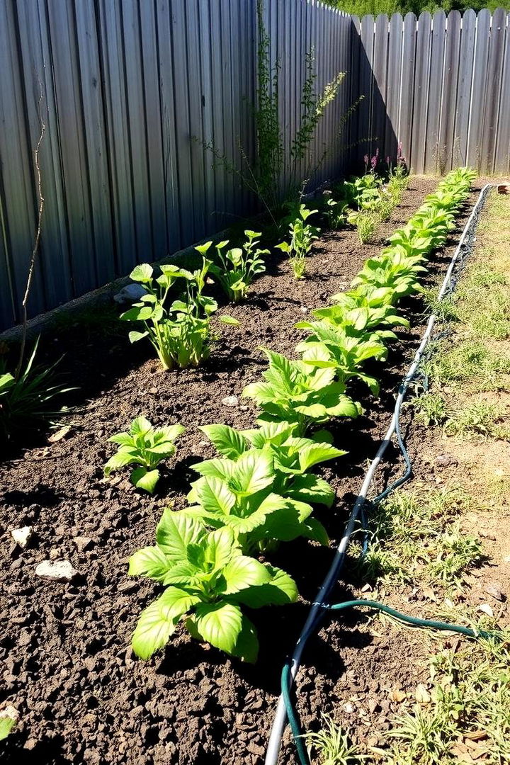 Integrated Irrigation Garden Bed - 22 Raised Garden Bed Along Fence Ideas