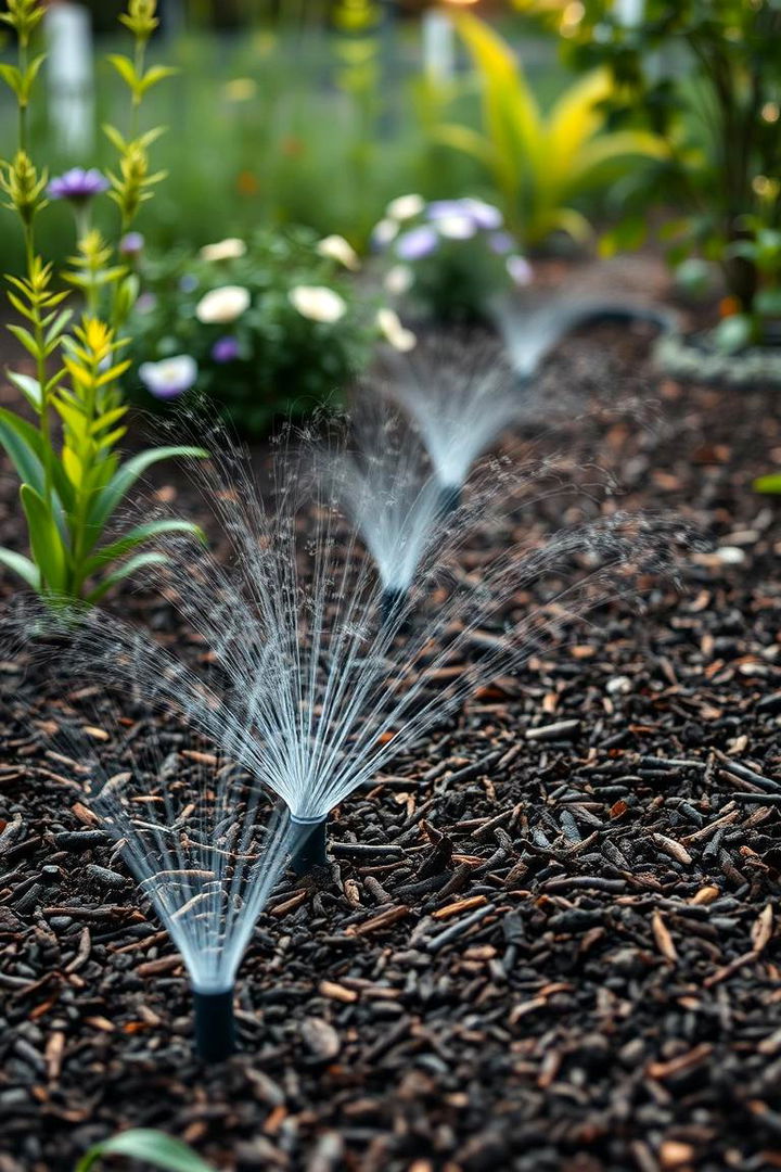Integrated Irrigation with Mulch Borders - 22 Mulch Edging Ideas
