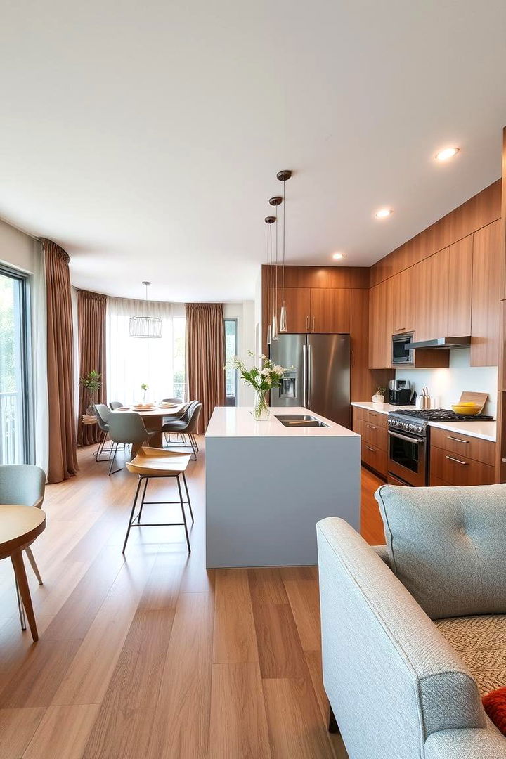 Integrated Kitchen and Dining Essence - 22 Open Floor Plan Ideas