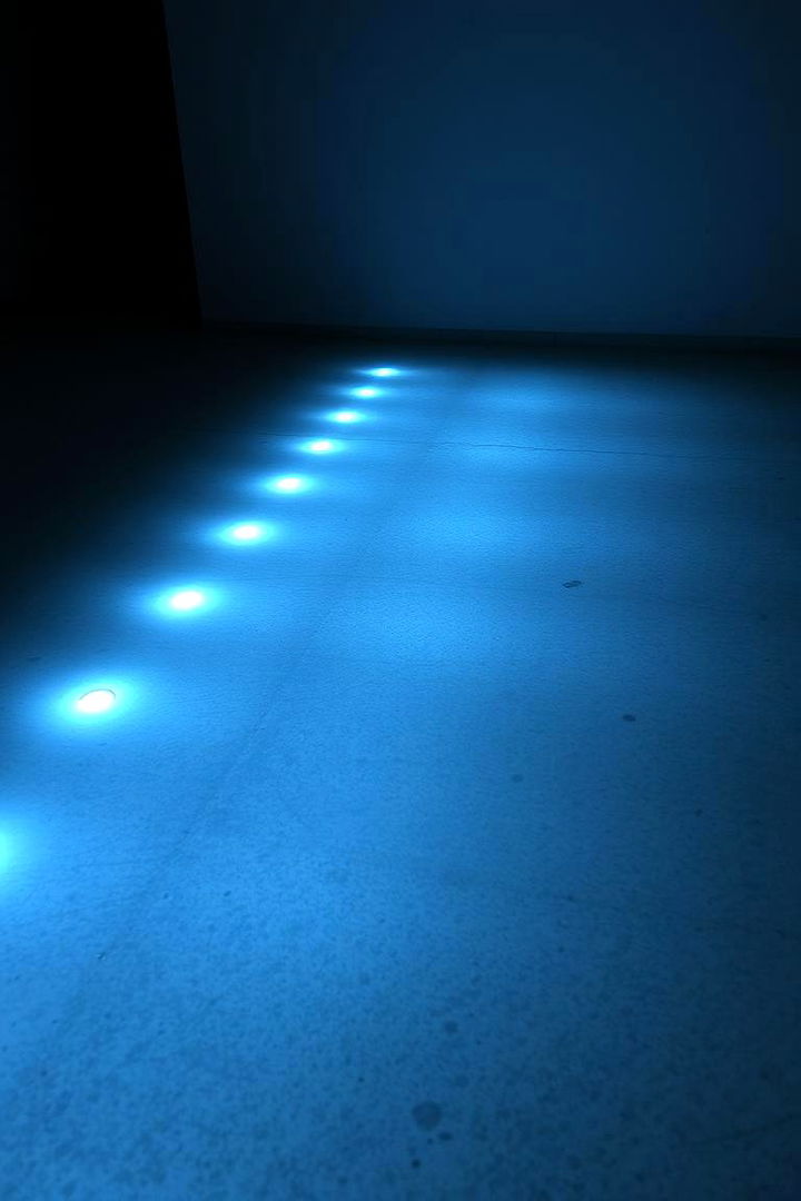 Integrated LED Lighting Concrete - 22 Concrete Floor Design Ideas