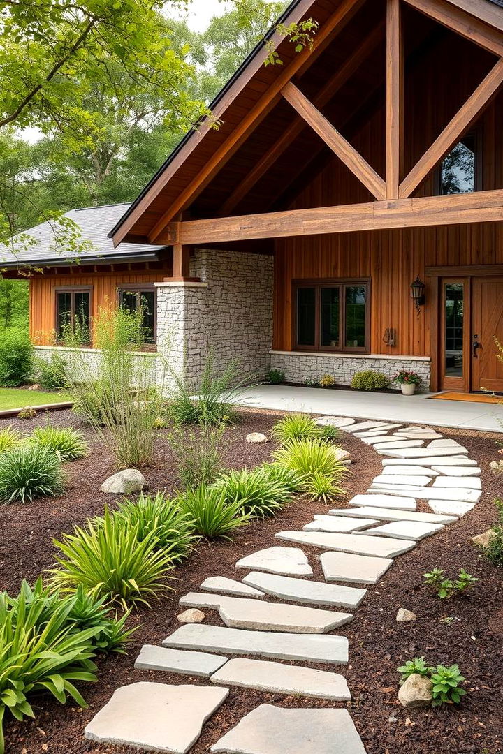 Integrated Landscaping Harmony - 22 Barndominium Exterior Ideas