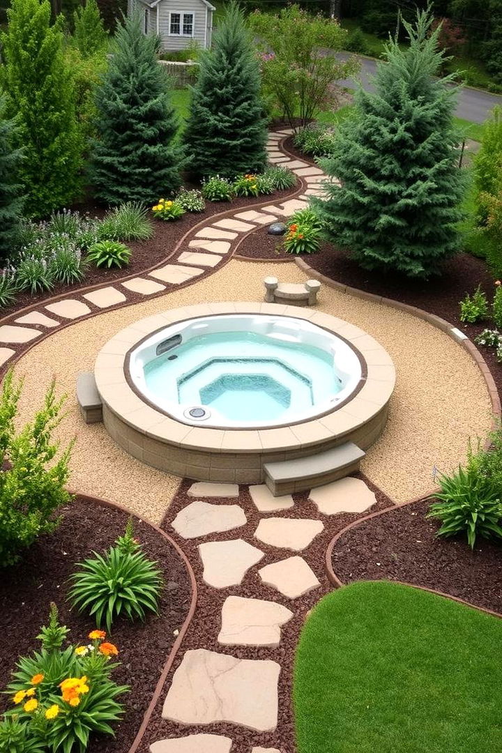 Integrated Landscaping - 22 Backyard Hot Tub Privacy Ideas