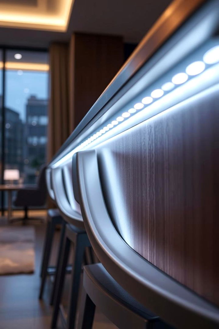 Integrated Lighting Chair Rail Effects - 22 Chair Rail Ideas