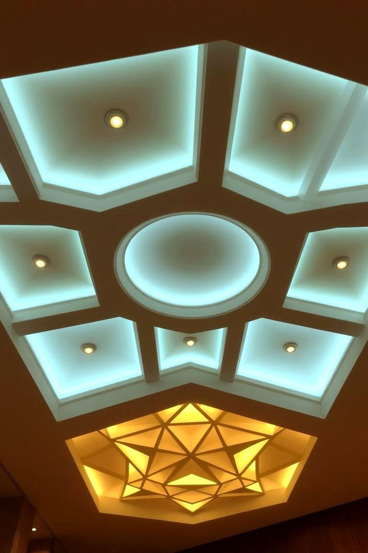 Integrated Lighting Design - 22 Coffered Ceiling Ideas