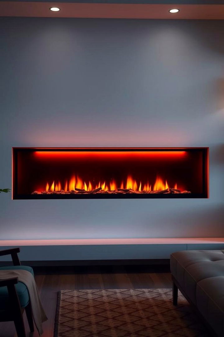 Integrated Lighting Innovation - 22 Mid-century Modern Fireplace Ideas