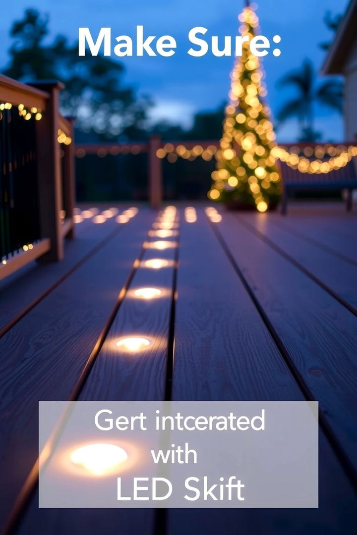 Integrated Lighting Skirting - 22 Deck Skirting Ideas