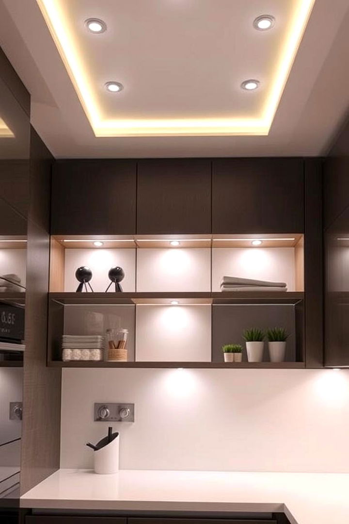 Integrated Lighting Soffits - 22 Kitchen Soffit Ideas