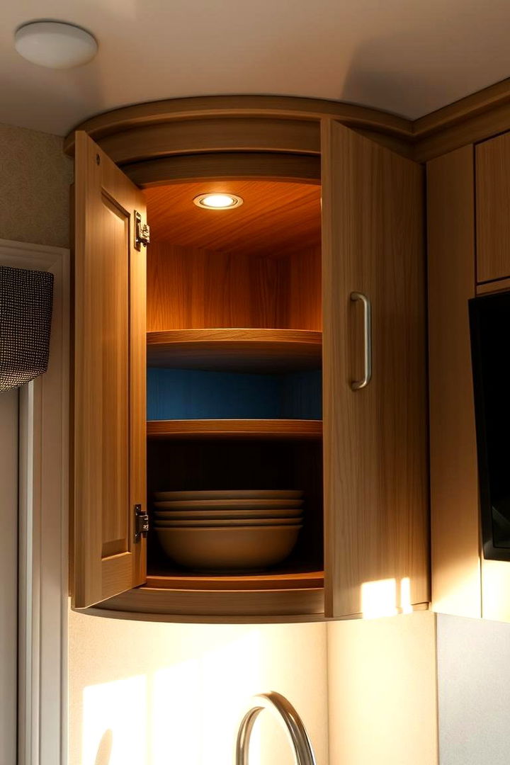 Integrated Lighting Solutions - 22 Corner Cabinet Ideas
