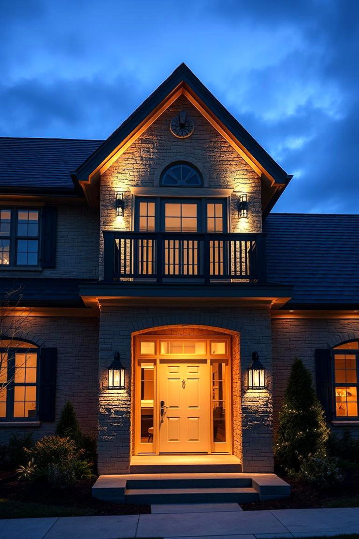 Integrated Lighting and Warm Textures - 22 Chocolate Brown House Exterior Design Ideas