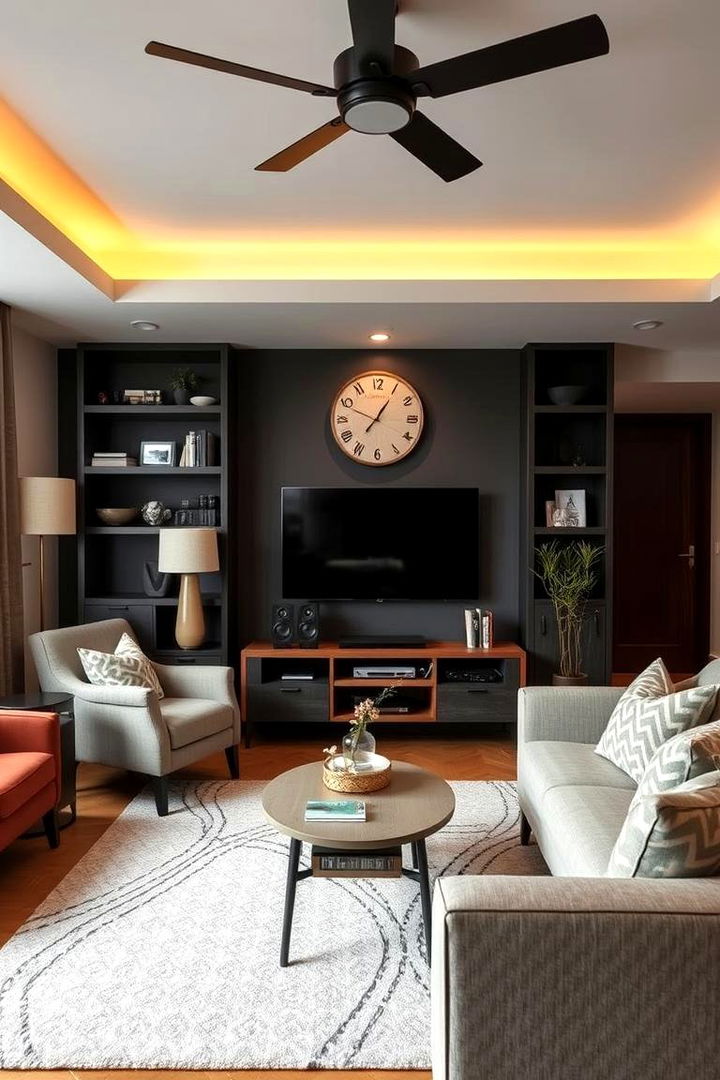 Integrated Modern Conveniences - 22 1922s Living Room Design Ideas