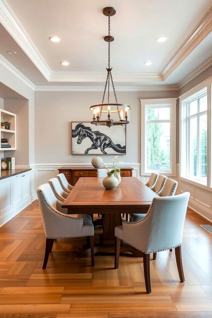 Integrated Modern Technology - 22 Craftsman Dining Room Ideas