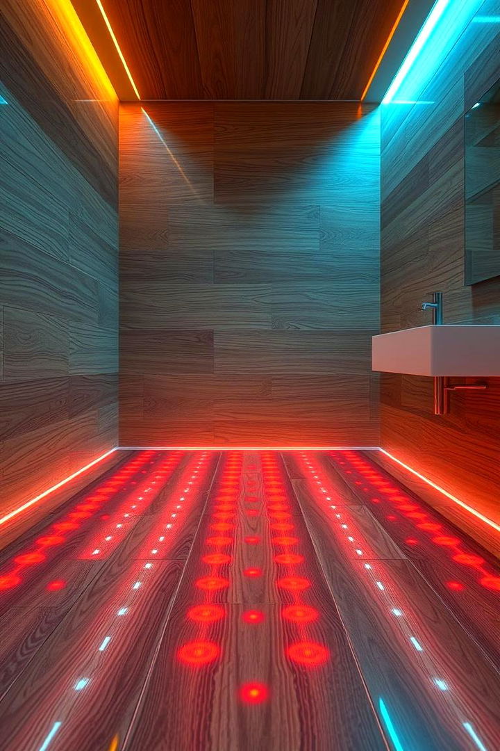 Integrated Radiant Heating Wood Floors - 22 Ideas for Wood Floors in Bathrooms
