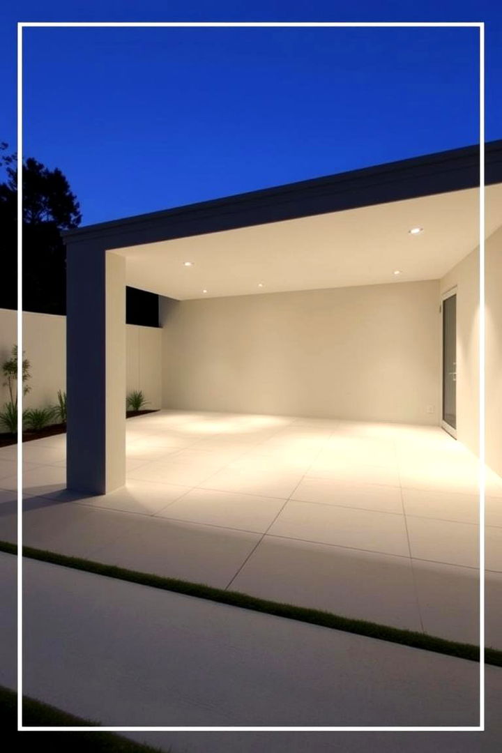 Integrated Recessed Fixtures - 22 Covered Patio Lighting Ideas