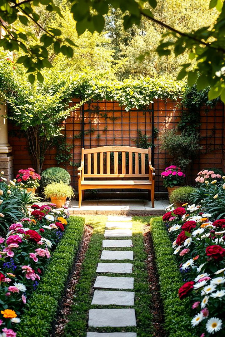 Integrated Seating Areas - 22 Parterre Garden Ideas