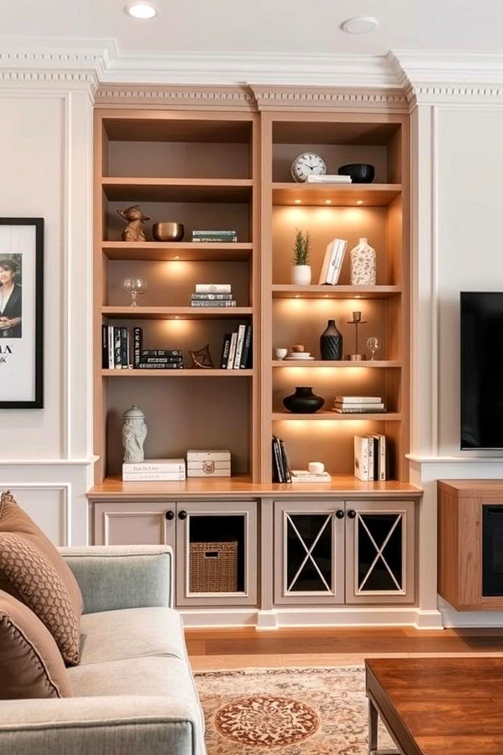 Integrated Shelving Designs - 22 Wainscoting Ideas