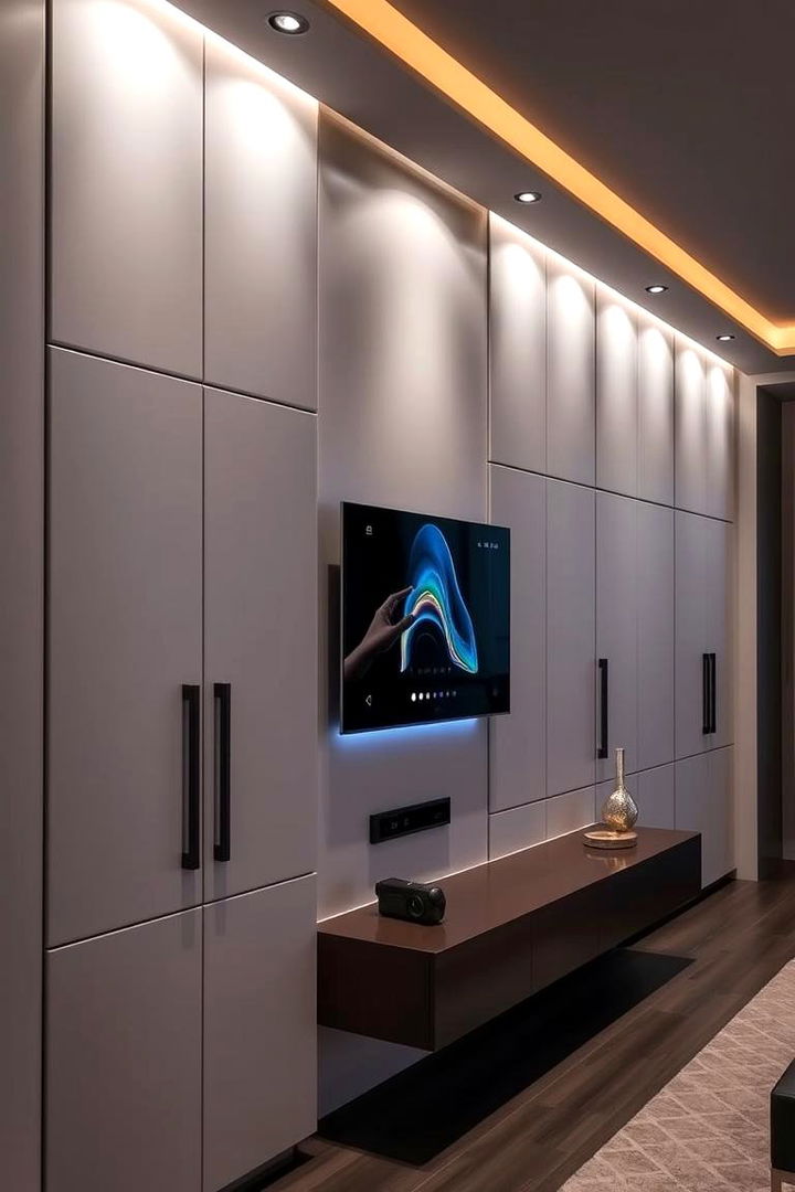 Integrated Smart Home Elements - 22 Mansion Living Room Ideas