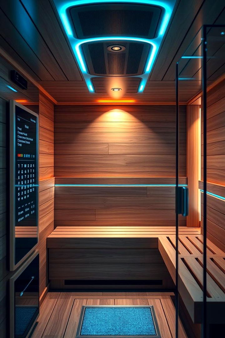 Integrated Smart Sauna - 22 Sauna Room Design Ideas