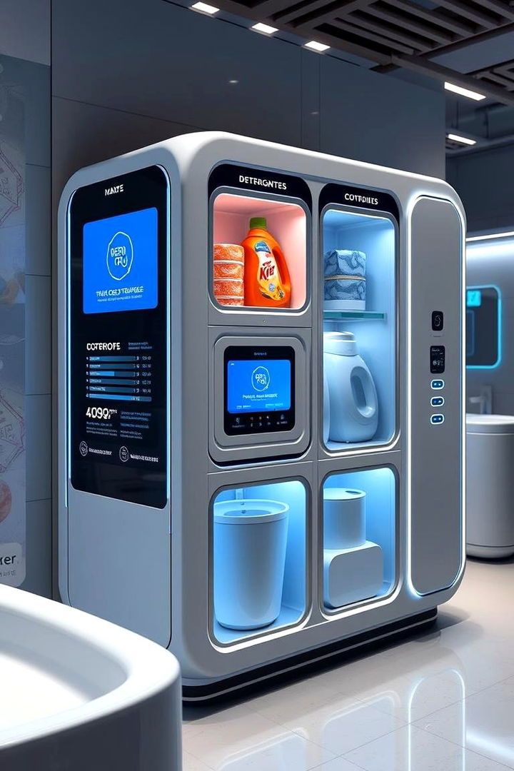 Integrated Smart Storage Designs - 22 Laundry Detergent Storage Ideas