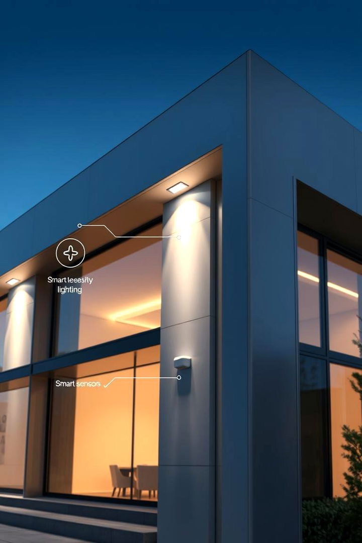 Integrated Smart Technology - 22 Minimalist House Exterior Ideas