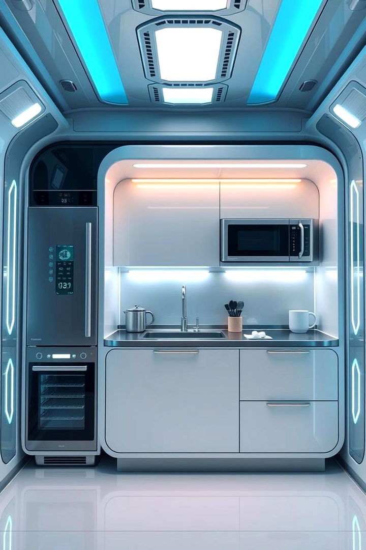 Integrated Smart Technology - 22 Mobile Home Kitchen Ideas