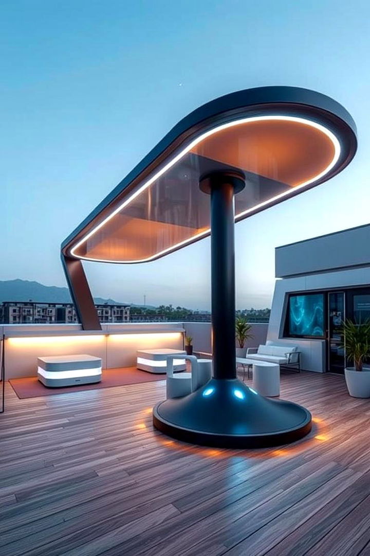 Integrated Smart Technology - 22 Small Deck Ideas