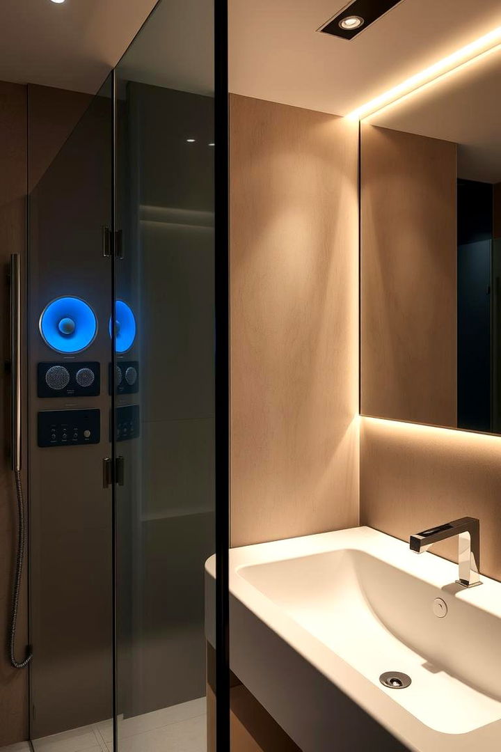 Integrated Sound Systems - 22 Modern Bathroom Decor Ideas