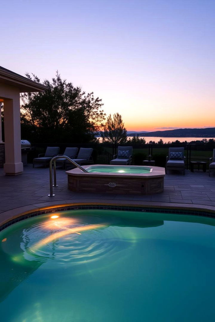 Integrated Spa Features Experience - 22 above ground pool ideas