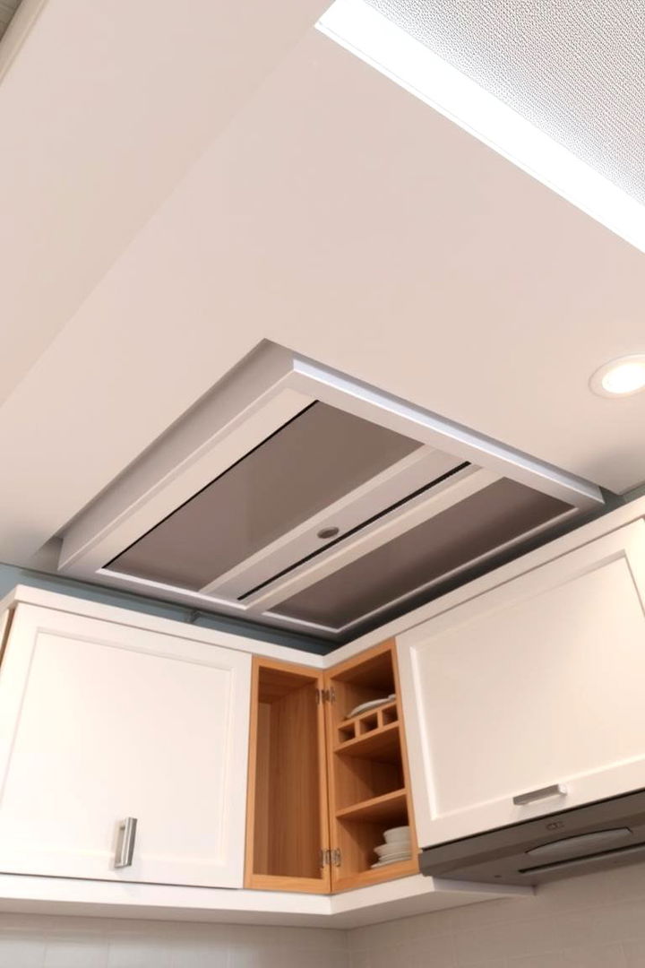 Integrated Storage Innovations - 22 Kitchen Ceiling Ideas