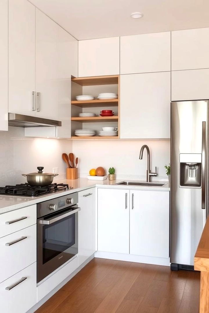 Integrated Storage Solutions - 22 Mid-century Modern Kitchen Ideas