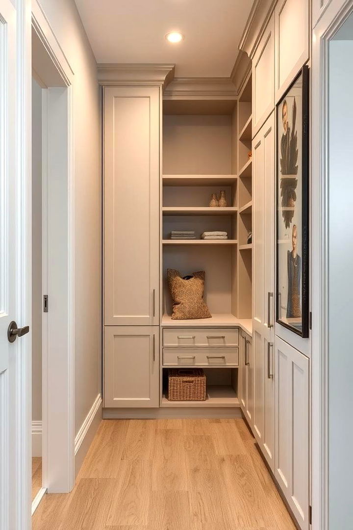 Integrated Storage Solutions - 22 Stair Landing Ideas