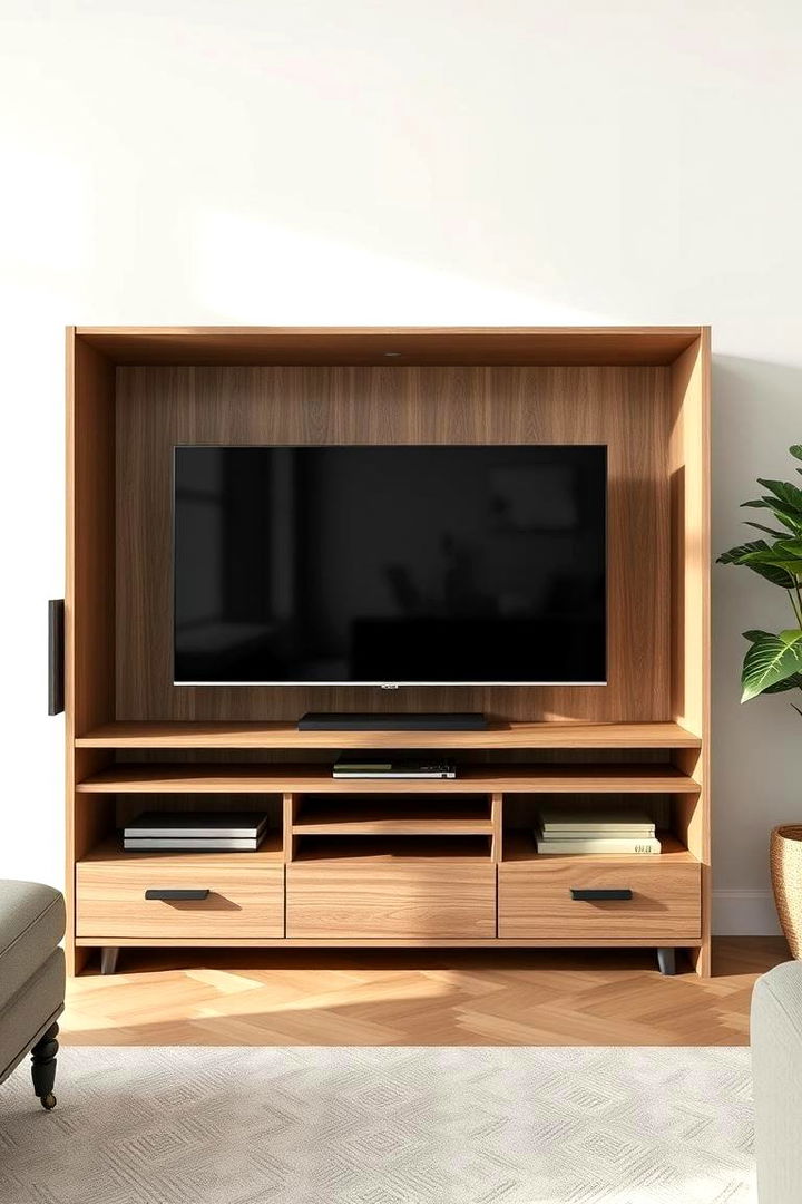Integrated Storage TV Stand - 22 Tv Stand Ideas