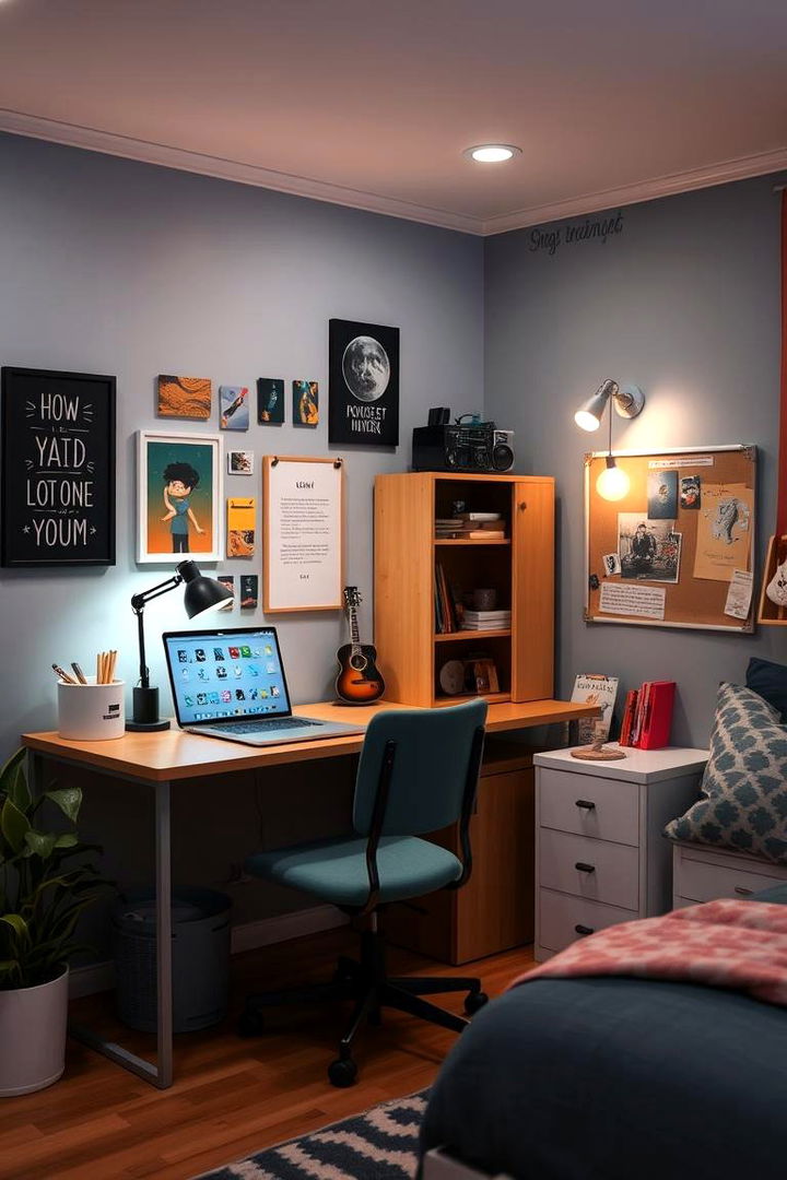 Integrated Study and Creative Spaces - 22 Teen Bedroom Ideas