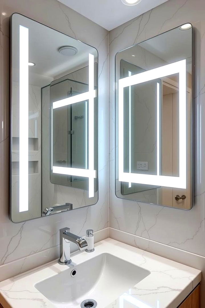 Integrated Technology and Design - 22 Mid-century Modern Bathroom Ideas