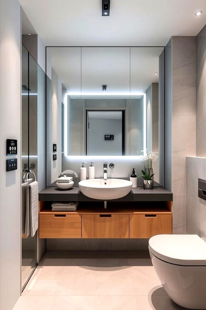 Integrated Technology for Modern Ease - 22 Cozy Bathroom Ideas