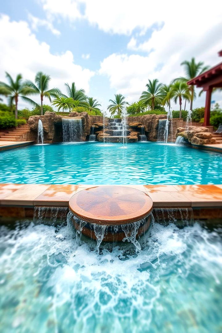 Integrated Water Features Lagoon Pool - 22 Lagoon Pool Ideas