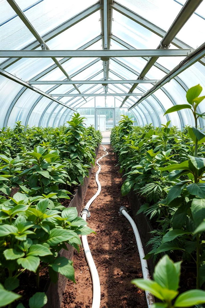 Integrated Water Irrigation - 22 Greenhouse Decor Ideas