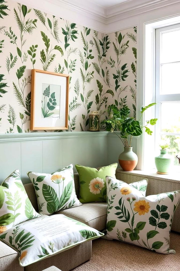 Integrating Botanical Prints - 22 Cottage Decorating Ideas