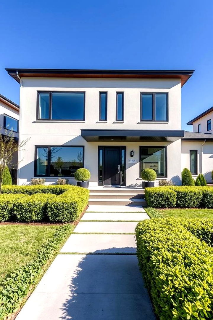 Integrating Boxwood with Modern Design - 22 Front Yard Boxwood Shrubs