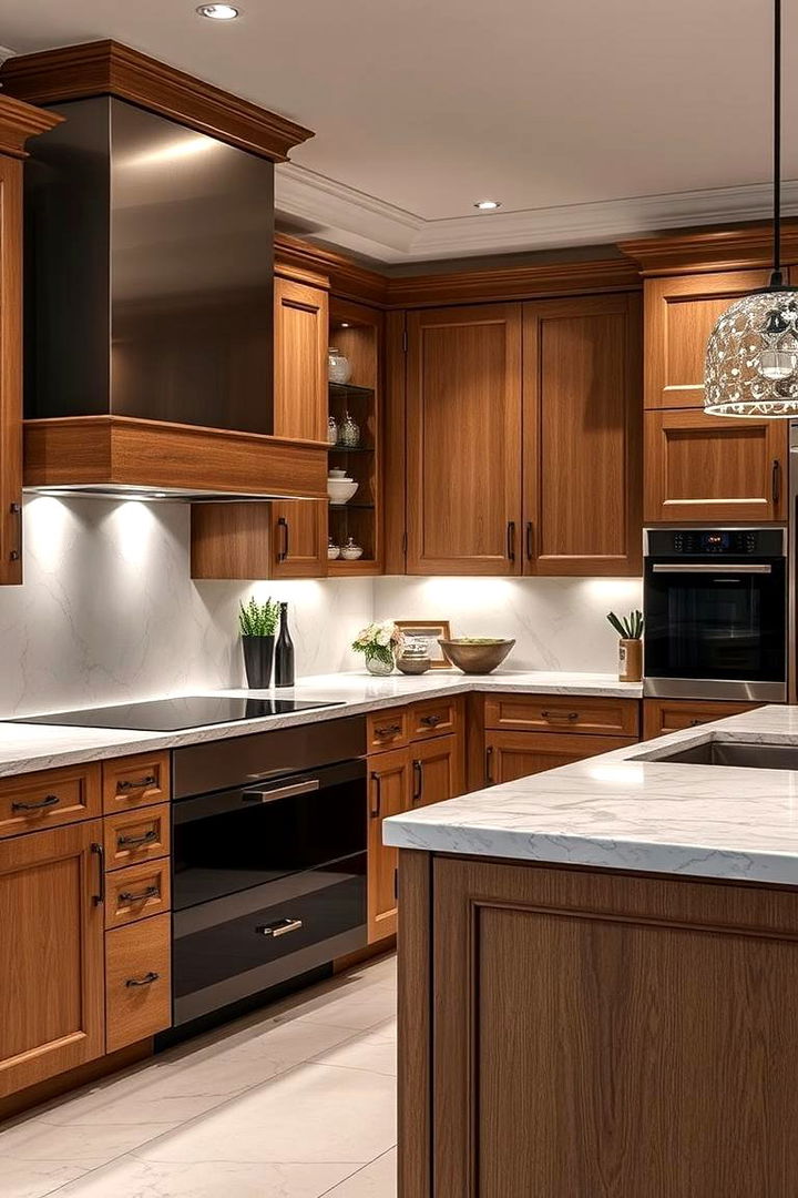 Integrating High End Designer Choices - 22 what color countertops go with oak cabinets