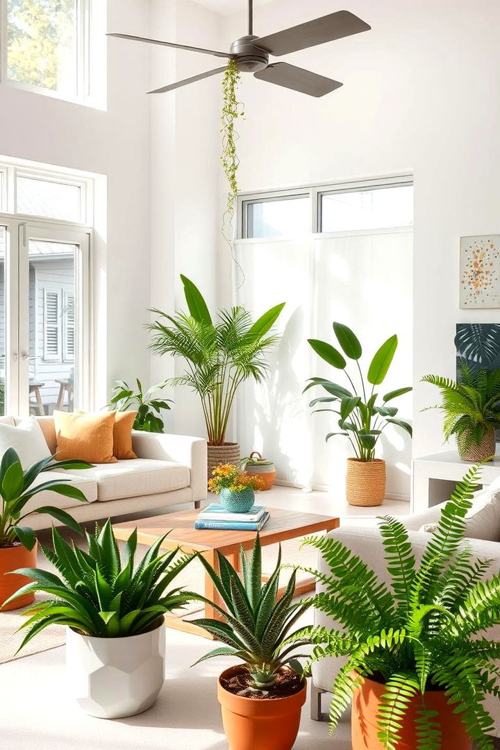 Integrating Indoor Greenery - 22 Minimalist Apartment Ideas
