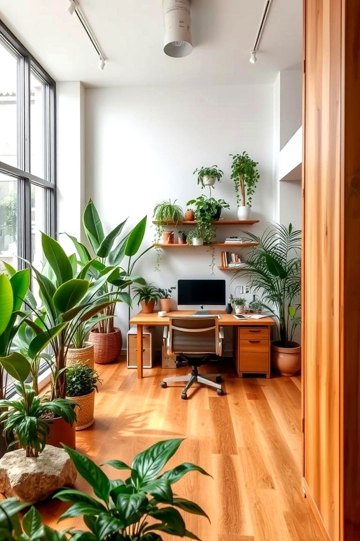 Integrating Natural Elements - 22 Loft Office Ideas